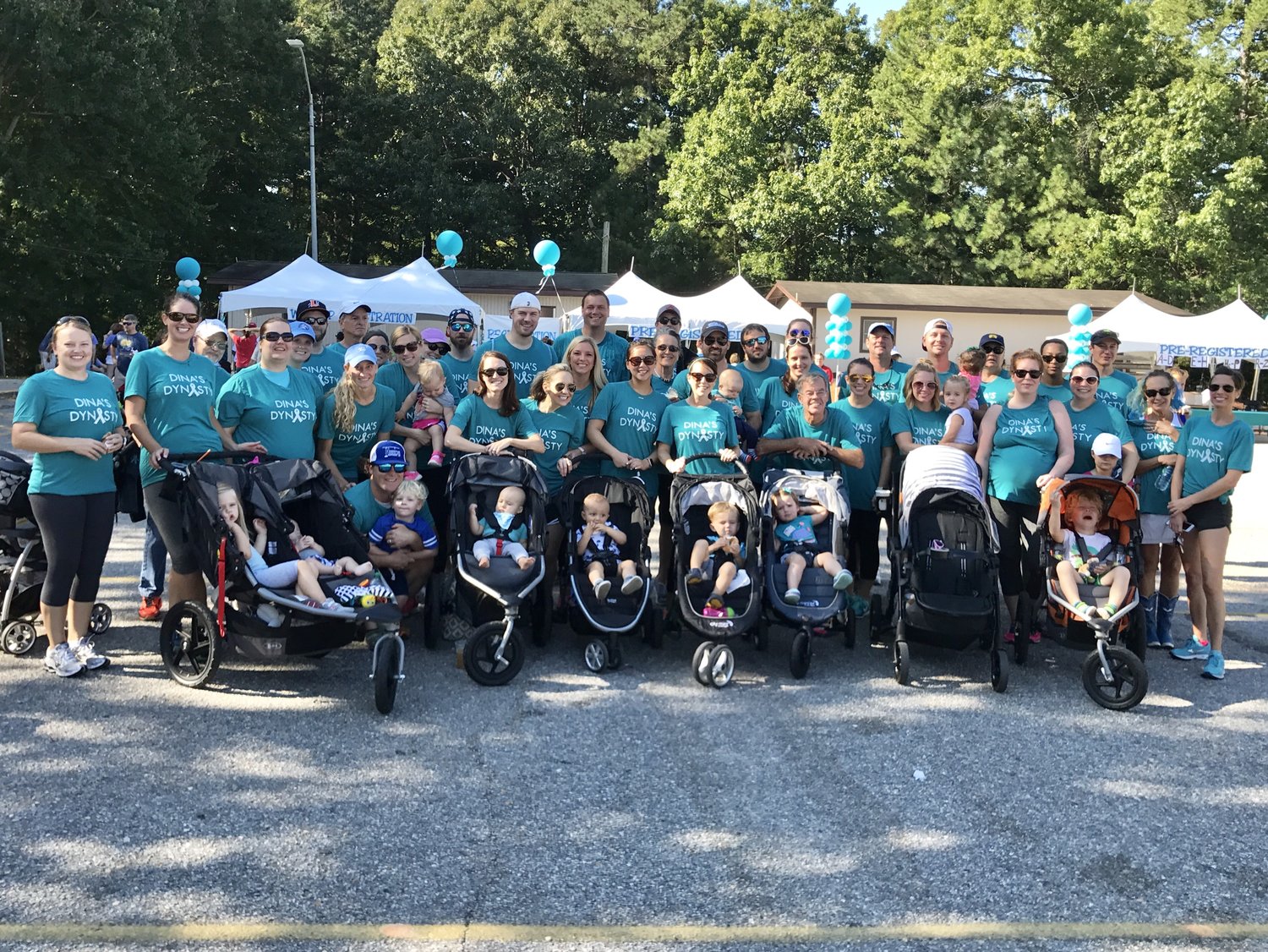 Griff's Toffee team and loved ones during the Dina's Dinasty Ovarian Cancer Fund