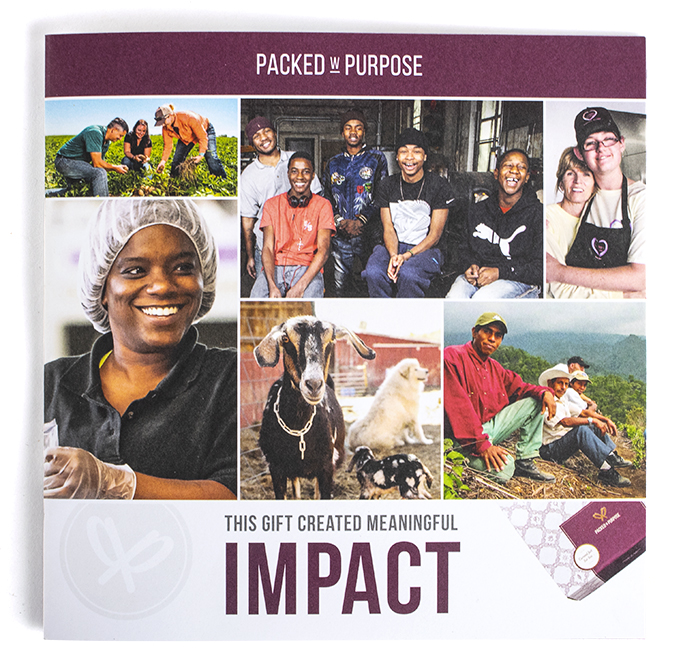 Packed with Purpose impact booklet
