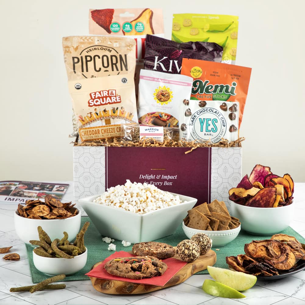Scrumptious Healthy Snacks Deluxe gift