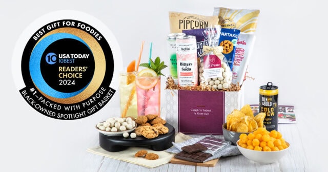 Black-Owned Spotlight Gift Basket. Winner of USA Today's Best Gift for Foodies.