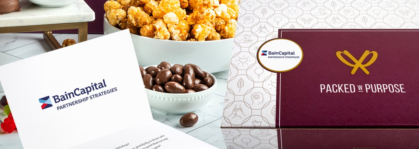 PwP gift with Bain Capital branding