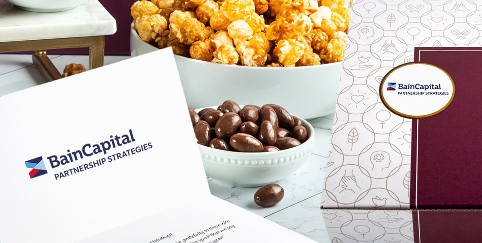 PwP gift with Bain Capital branding