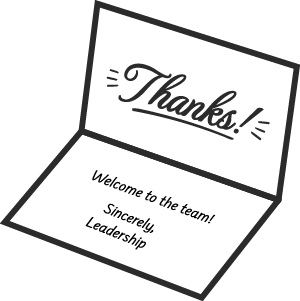 Custom message card