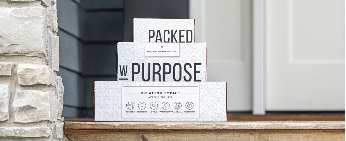 PwP boxes on a doorstep