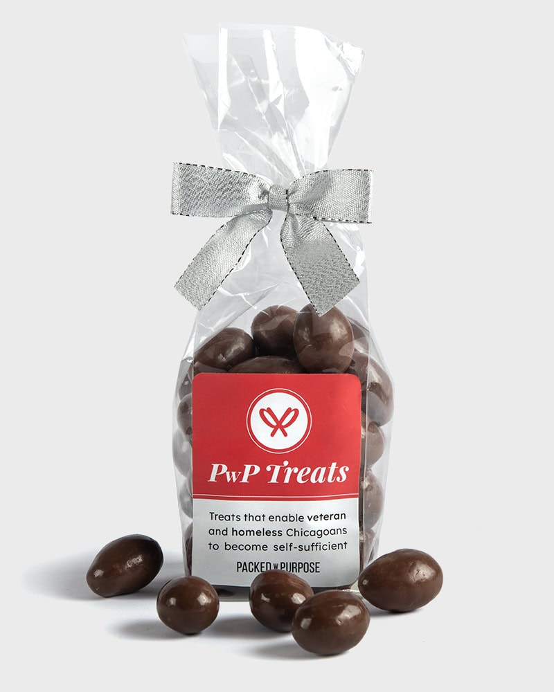Chocolate covered almonds