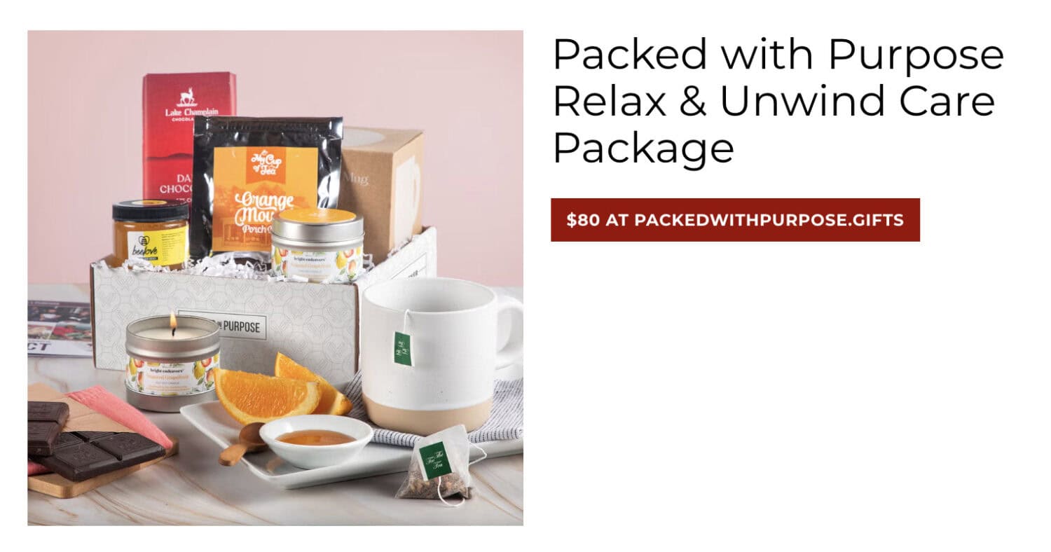 Town and Country feature of Packed with Purpose gifts