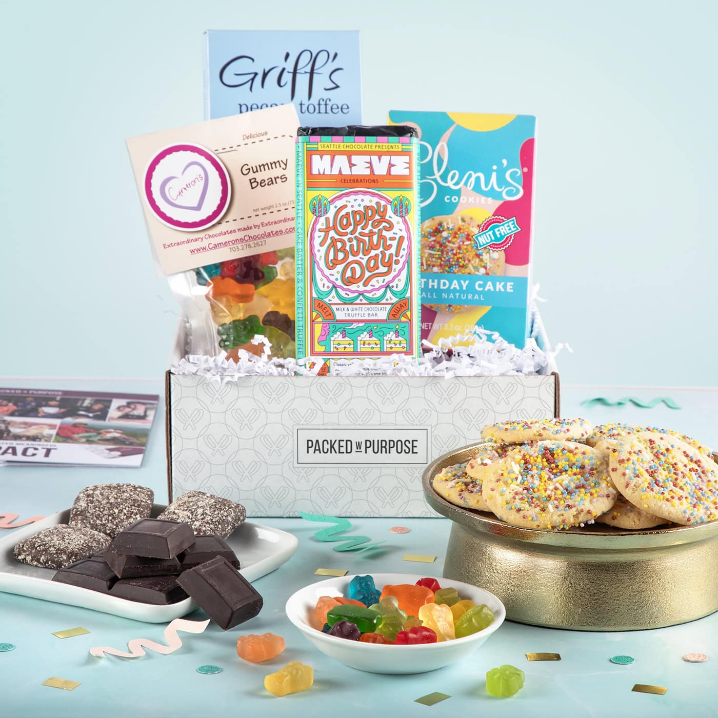 Happy Birthday To You gift basket